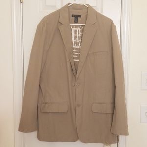 Men's INC khaki Blazer XL